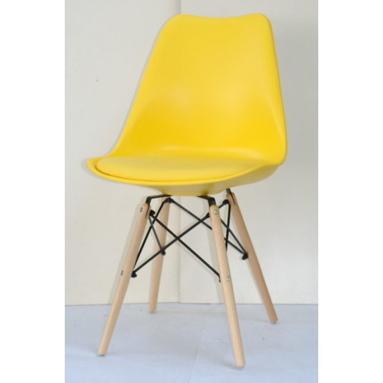 Dining chair Onder Mebli MILAN-B YELLOW 14