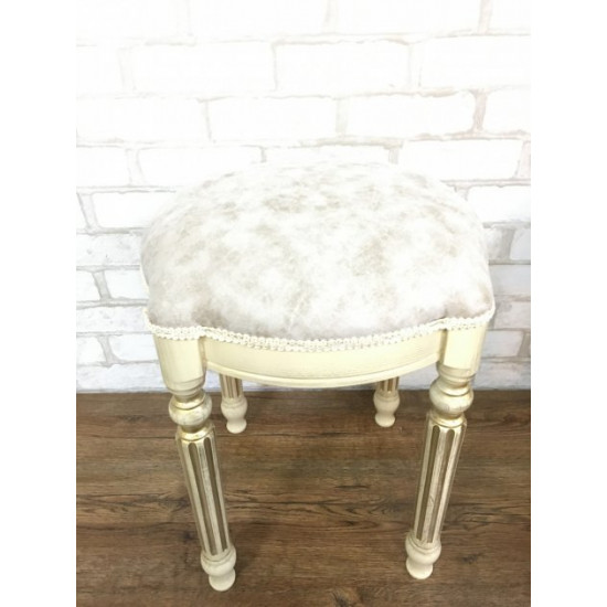 Wooden stool Mix Furniture Sicily ivory