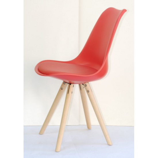 Dining chair Onder Mebli MILAN-C RED 05