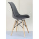 Dining chair Onder Mebli MILAN-B SOFT GRAY VELVET B-3