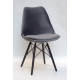 Dining chair Onder Mebli MILAN SOFT B - BK GRAY VELVET B - 3