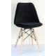 Dining chair Onder Mebli MILAN-B SOFT VELVET BLACK B-4