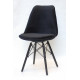 Dining chair Onder Mebli MILAN SOFT B - BK VELVET BLACK B - 4