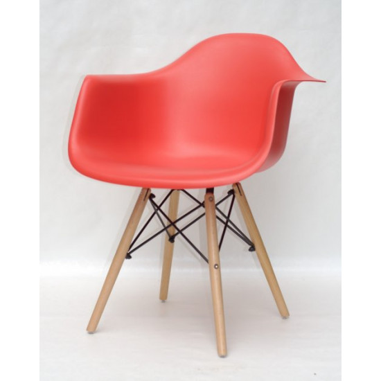 Dining chair Onder Mebli LEON RED 05