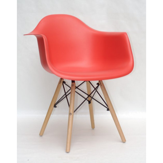 Dining chair Onder Mebli LEON RED 05