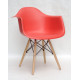 Dining chair Onder Mebli LEON RED 05