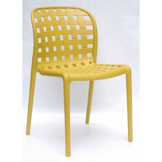 Dining chair Onder Mebli GARI YELLOW 11