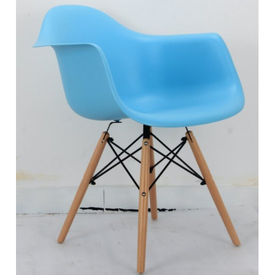 Dining chair Onder Mebli LEON BLUE 52