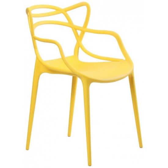 Dining chair Onder Mebli BARI YELLOW 12