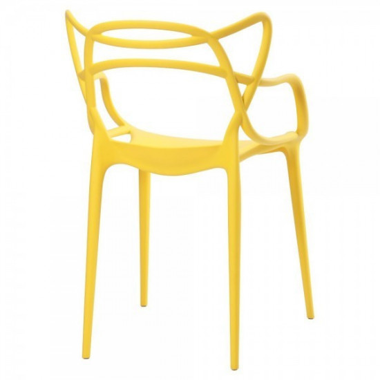 Dining chair Onder Mebli BARI YELLOW 12