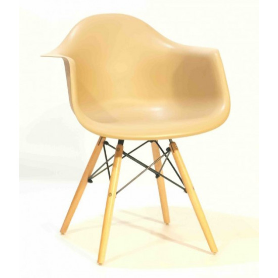 Dining chair Onder Mebli LEON BEIGE 06