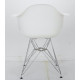 Dining chair Onder Mebli LEON WHITE 07 CH-ML