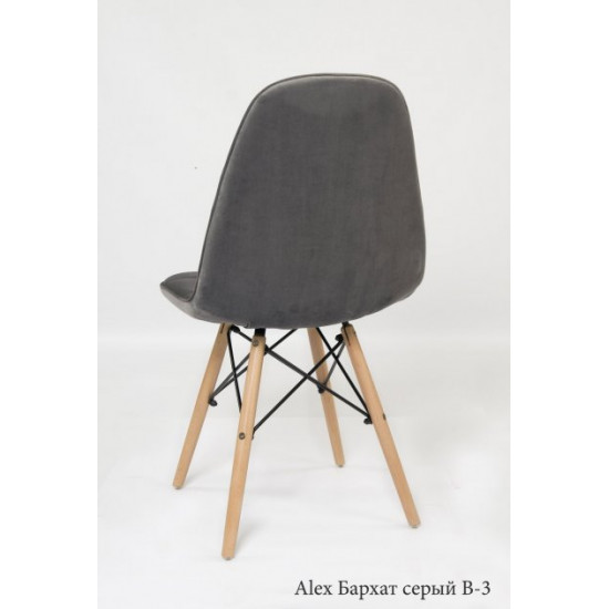 Dining chair Onder Mebli ALEX GRAY VELVET B – 3