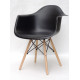 Dining chair Onder Mebli LEON BLACK 04