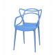 Dining chair Onder Mebli BARI BLUE 53