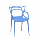 Dining chair Onder Mebli BARI BLUE 53