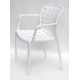 Dining chair Onder Mebli GARI ARM WHITE 07