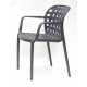 Dining chair Onder Mebli GARI ARM ANTHRACITE 01