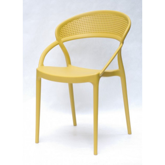 Dining chair Onder Mebli NELSON YELLOW 11