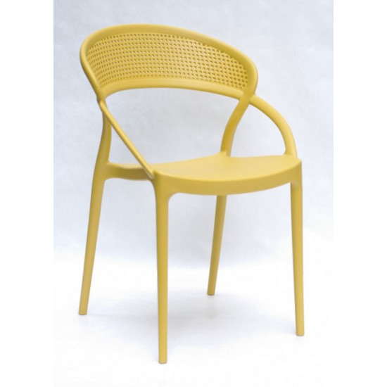 Dining chair Onder Mebli NELSON YELLOW 11