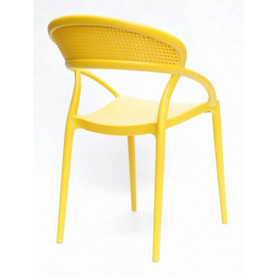 Dining chair Onder Mebli NELSON YELLOW 11