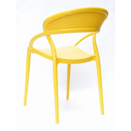 Dining chair Onder Mebli NELSON YELLOW 11