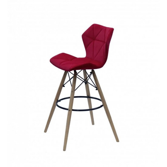 Bar chair Onder Mebli GREG B-T RED B-1016 BAR 75