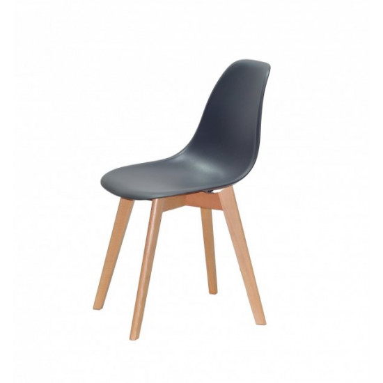 Dining chair Onder Mebli NIK ANTHRACITE 01 D