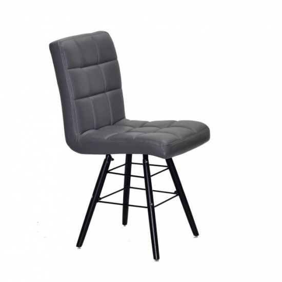 Dining chair Onder Mebli MARCUS EK GRAY 1001 Q - BK