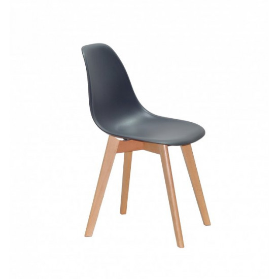 Dining chair Onder Mebli NIK ANTHRACITE 01 D