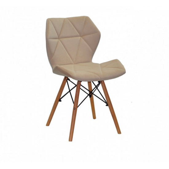 Dining chair Onder Mebli GREG B-T BEIGE B-1005