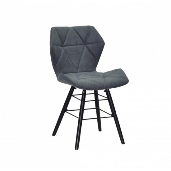 Dining chair Onder Mebli GREG SH-L GRAY SH - 1 Q - BK