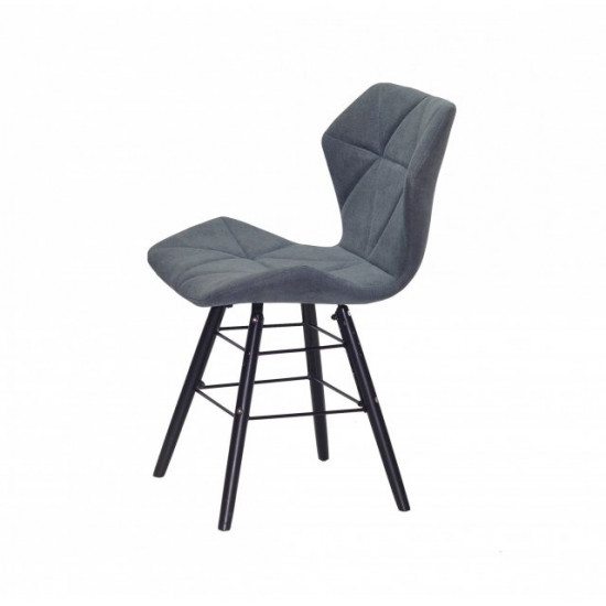 Dining chair Onder Mebli GREG SH-L GRAY SH - 1 Q - BK