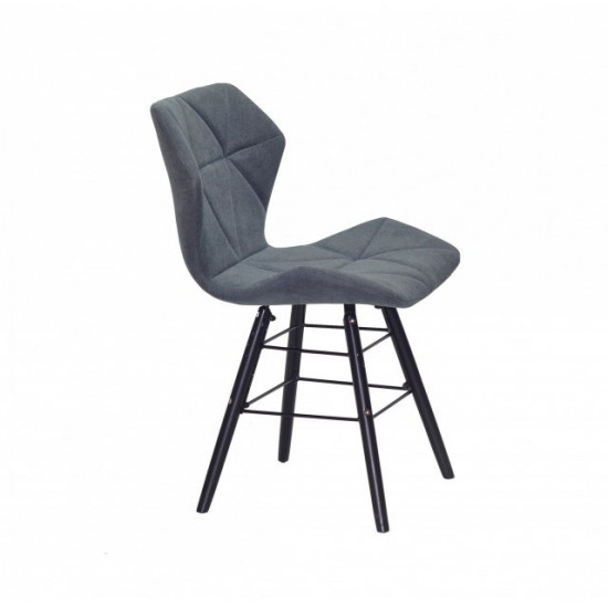 Dining chair Onder Mebli GREG SH-L GRAY SH - 1 Q - BK