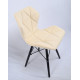 Dining chair Onder Mebli GREG B-T MILK B-1020 BK