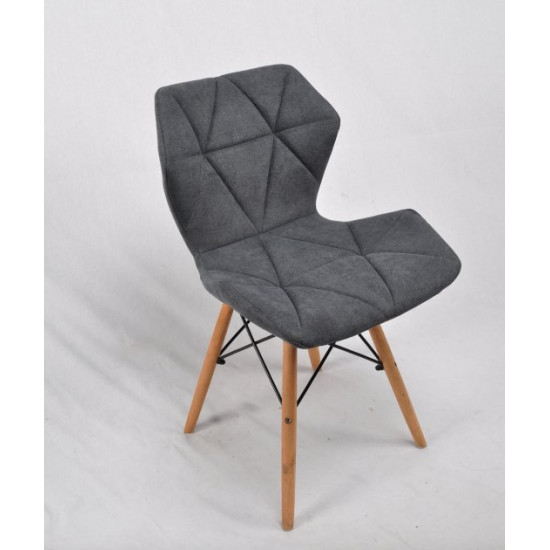 Dining chair Onder Mebli GREG Sh-L SR. GRAY SH - 1