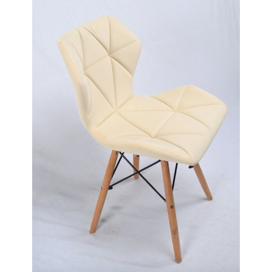 Dining chair Onder Mebli GREG B-T MILK B-1020