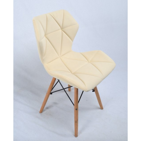 Dining chair Onder Mebli GREG B-T MILK B-1020