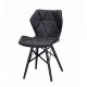 Dining chair Onder Mebli GREG EK BLACK XXL - BK