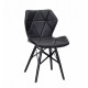 Dining chair Onder Mebli GREG EK BLACK XXL - BK