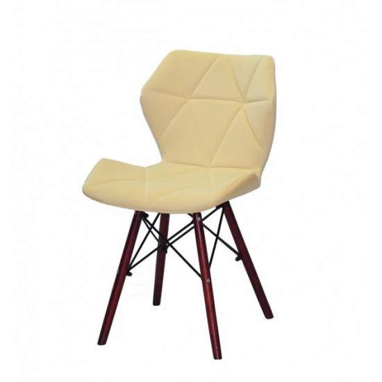 Dining chair Onder Mebli GREG B-T MILK V-1020 W