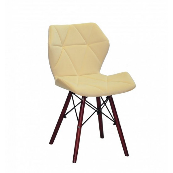 Dining chair Onder Mebli GREG B-T MILK V-1020 W