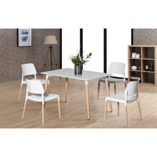 Dining chair Kashtan SUMMER White 8086