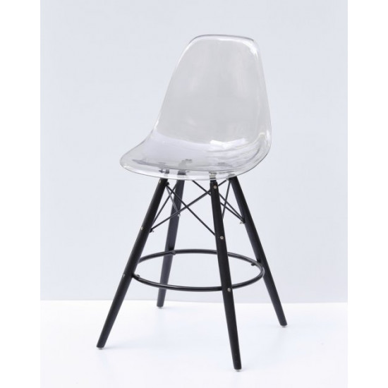 Half-bar chair Onder Mebli NIK SMOKED BAR 65 - BK