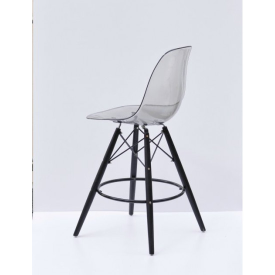 Half-bar chair Onder Mebli NIK SMOKED BAR 65 - BK