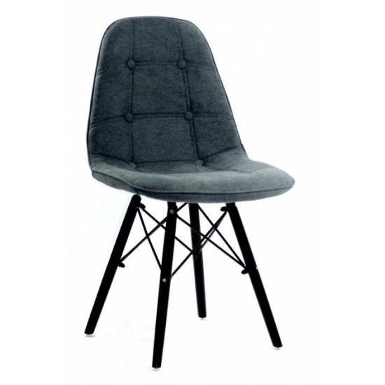 Dining chair Onder Mebli ALEX – BK CHENILLE GRAY G – 110