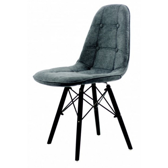 Dining chair Onder Mebli ALEX – BK CHENILLE GRAY G – 110