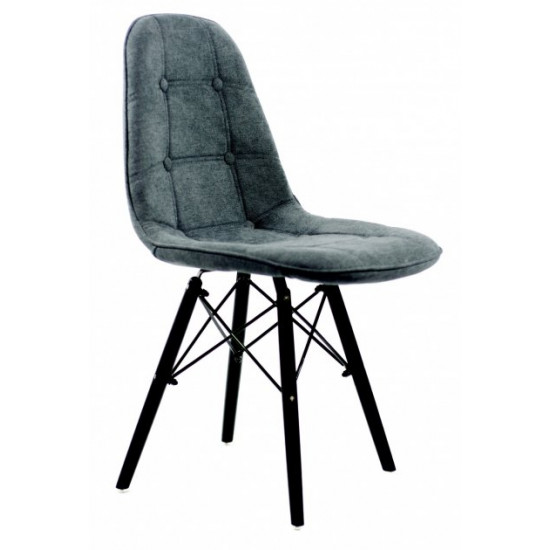 Dining chair Onder Mebli ALEX – BK CHENILLE GRAY G – 110