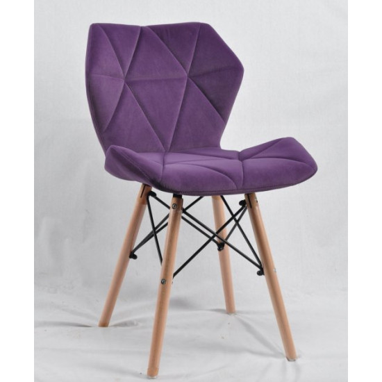 Dining chair Onder Mebli GREG B-T PURPUR B-1013