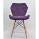 Dining chair Onder Mebli GREG B-T PURPUR B-1013